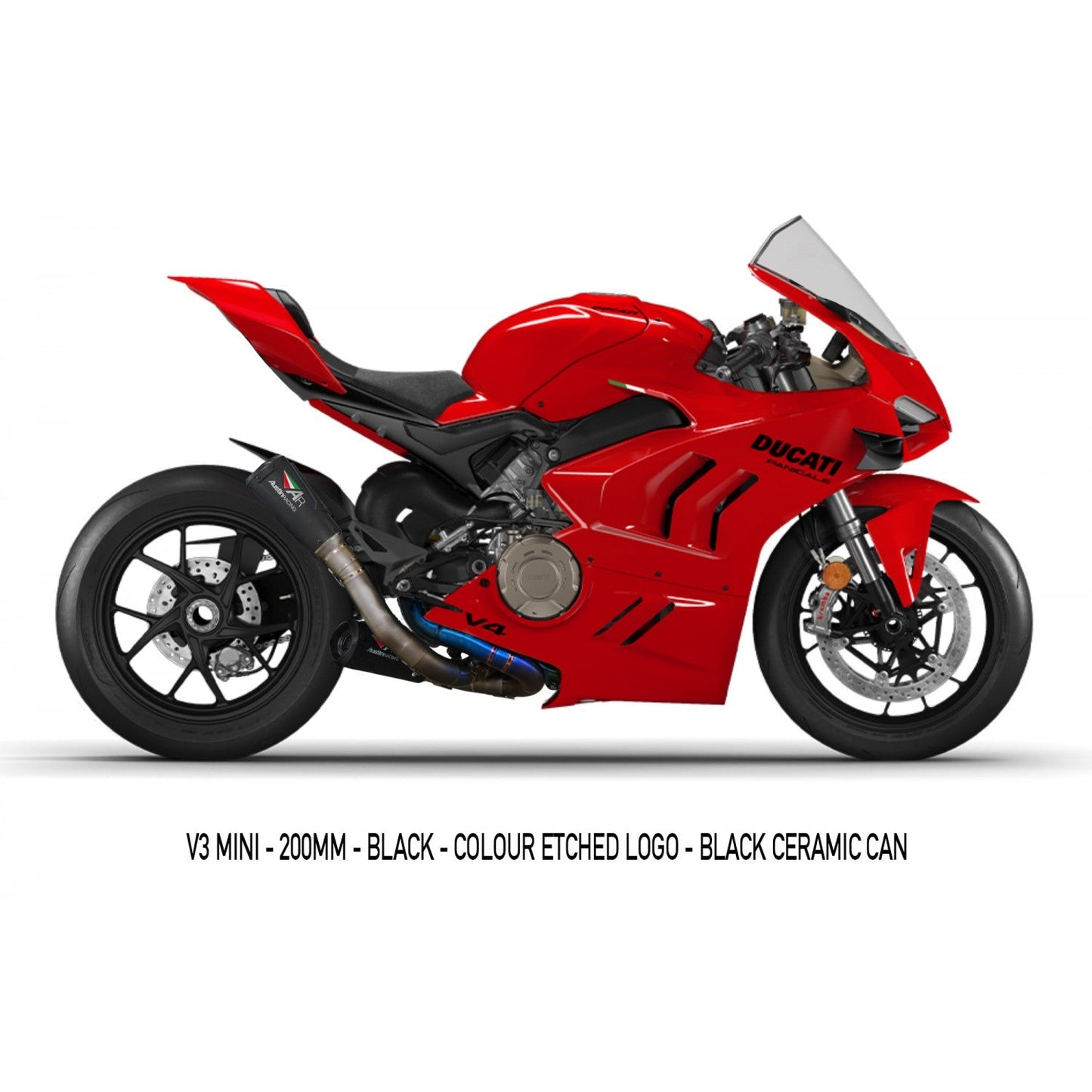 Austin Racing DUCATI V4 PANIGALE 2020 - 2024 RS2 DE-CAT COMPLIANT & RACE EXHAUST SYSTEM