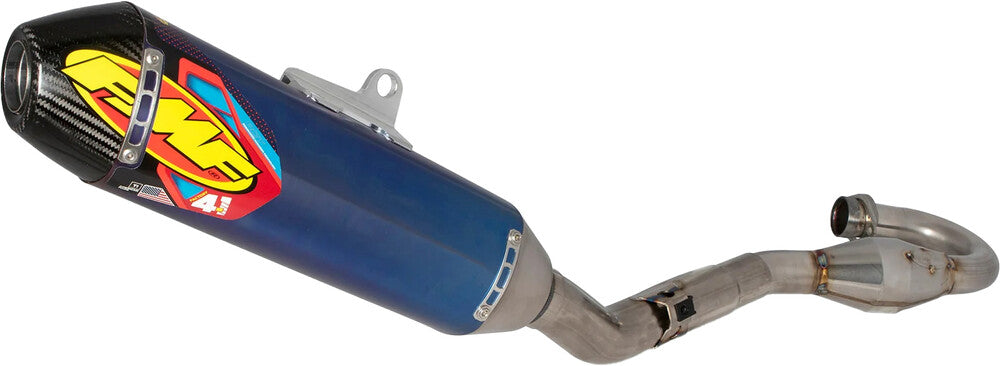 FMF Factory 4.1 RCT Exhaust System - Titanium - Carbon End Cap KX 450 2024 042406 1820-2046