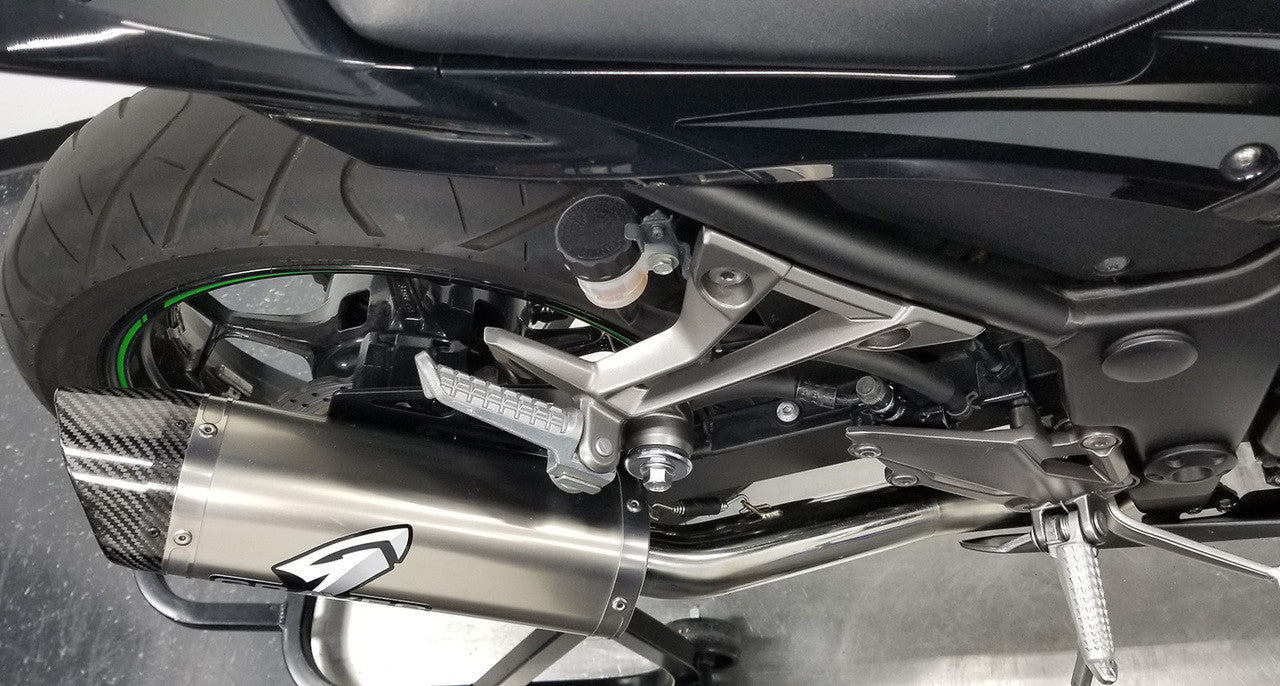 Graves motorsports ninja ex300 2013-2017 full exhaust system EXK-17EX3-FST