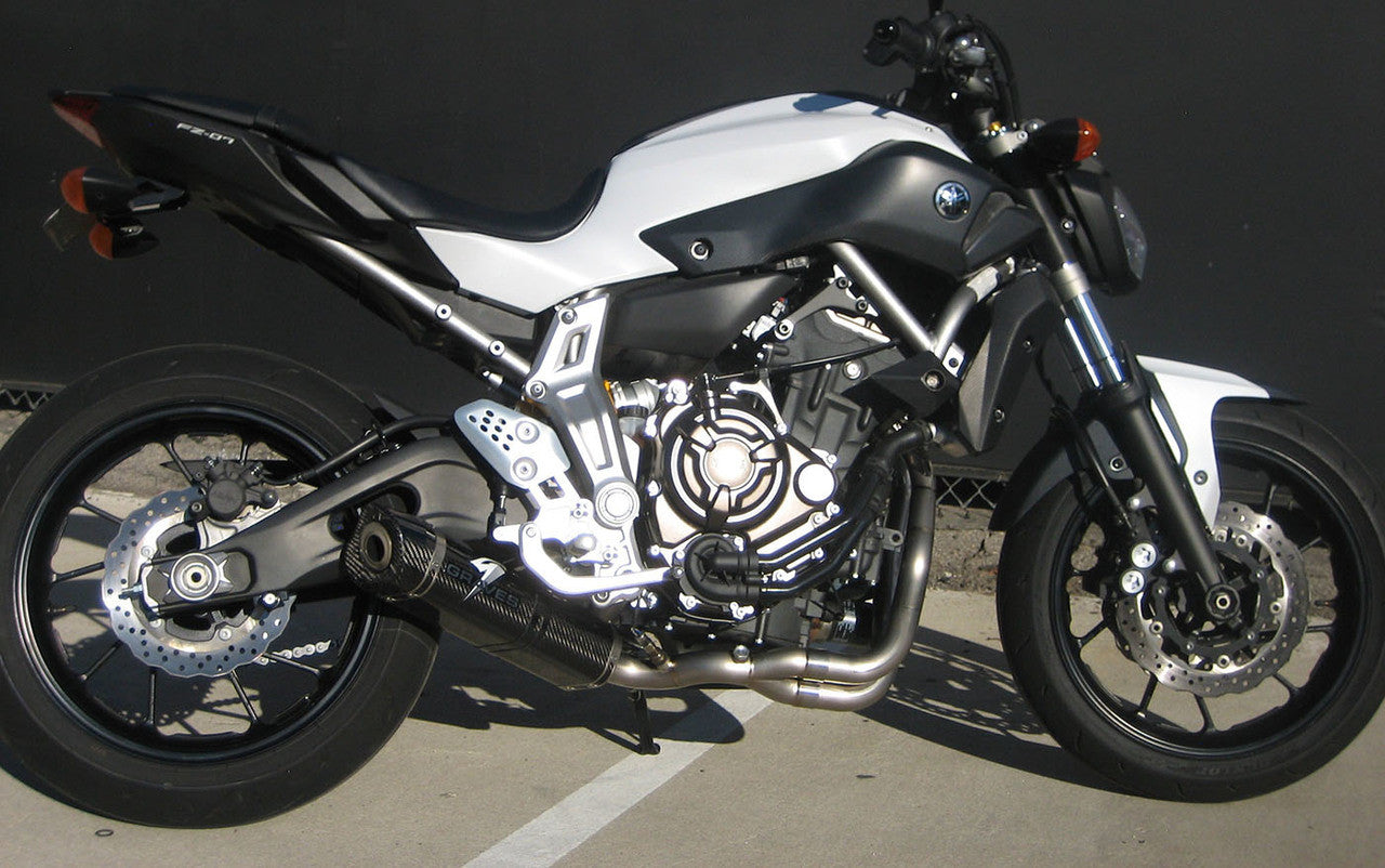 Graves Motorsports Full Exhaust System For Fz-07 2015-2017 / Mt-07 2018 + / Xsr700 2016-2023 / R7 2021-2023 Exy-14fz07-Ftc