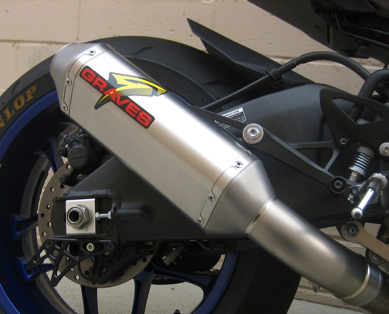 Graves cat eliminator titanium exhaust 265mm silencer r1 / r1m / r1s 2015-2023 EXY-15R1-CETT