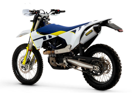 72623AK Arrow Husqvarna 701 Enduro Supermoto 17-24 Homologated Aluminium Race Tech Silencer With Carbon End Cap For Arrow Link Pipe 72623ak