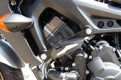 T-rex racing 2013 - 2019 yamaha fz-09 / mt-09 / fj-09 / tracer 900 / xsr900 no cut frame sliders