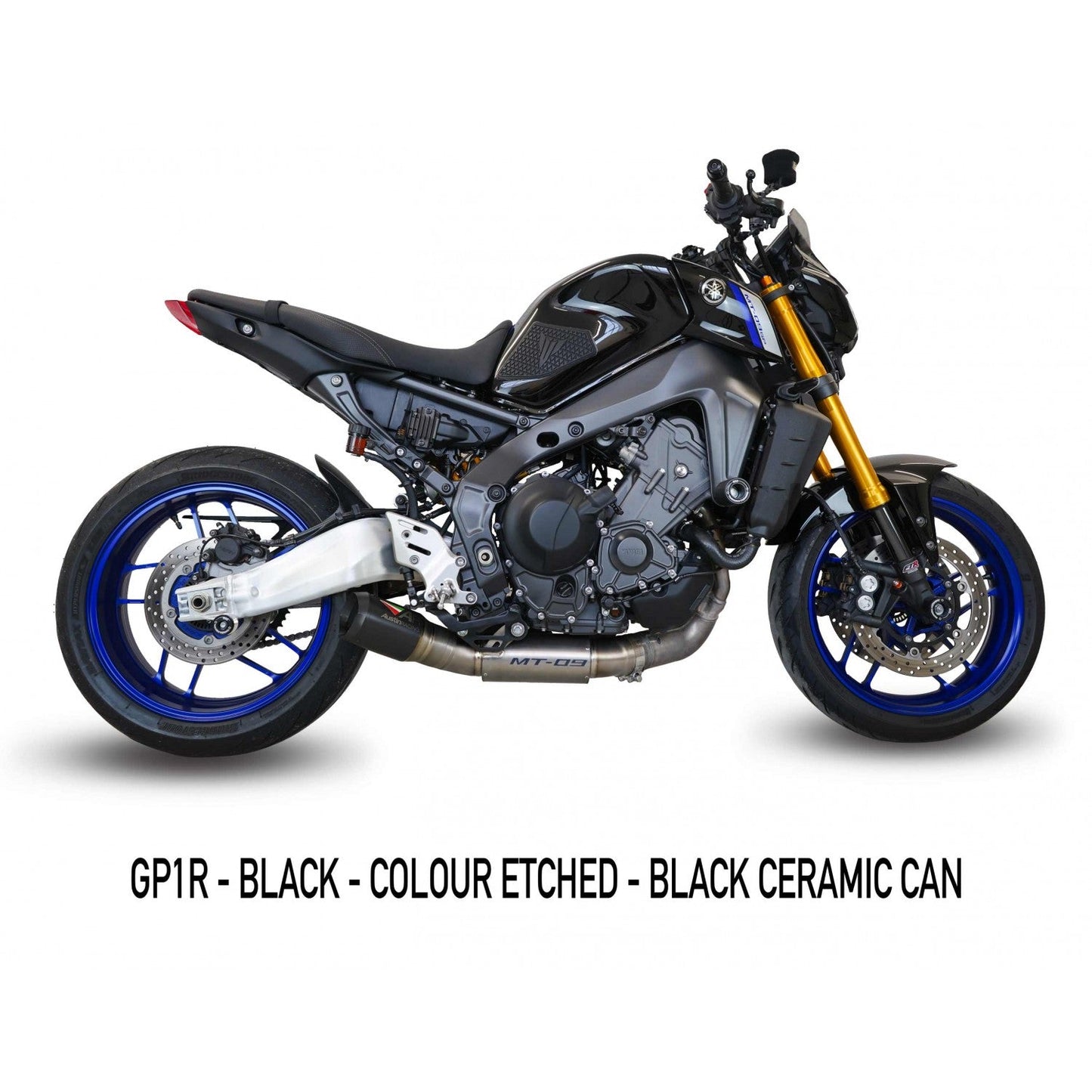Austin Racing GP1R YAMAHA 2021-2025 MT09/FZ09 GP3 BOX DELETE RACE EXHAUST SYSTEM AR68