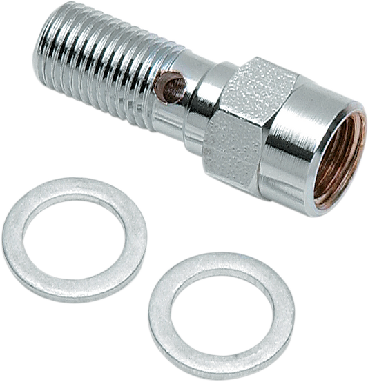 DRAG SPECIALTIES Banjo Bolt - 3/8-24 - Adapter 125