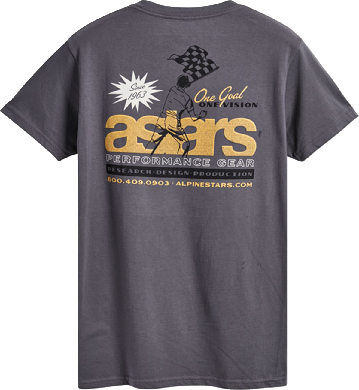 ALPINESTARS Flagged T-Shirt - Charcoal - Large 12337215018L