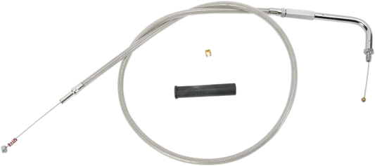 DRAG SPECIALTIES Idle Cable - 44" - Braided 5340544B