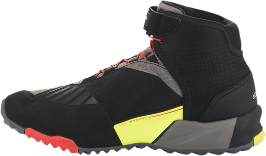 ALPINESTARS CR-X Drystar® Shoes - Black/Red/Yellow Fluorescent - US 8.5 261182015389