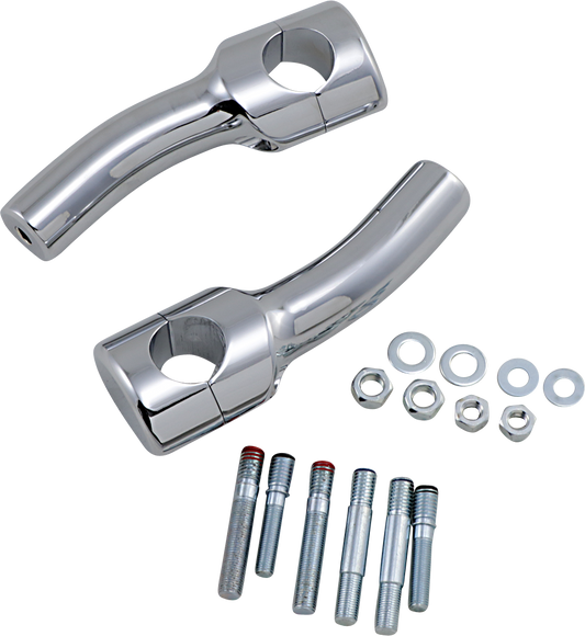 DRAG SPECIALTIES Risers - Big Buffalo - Pullback - 5-1/2" - Chrome 0602-0469