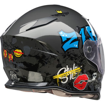 Z1R Nemesis Helmet - Distro - Gray - Medium 0101-17859