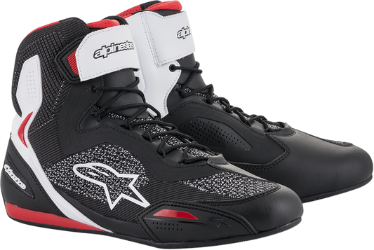 ALPINESTARS Faster-3 Rideknit® Shoes - Black/White/Red - US 13 2510319123-13