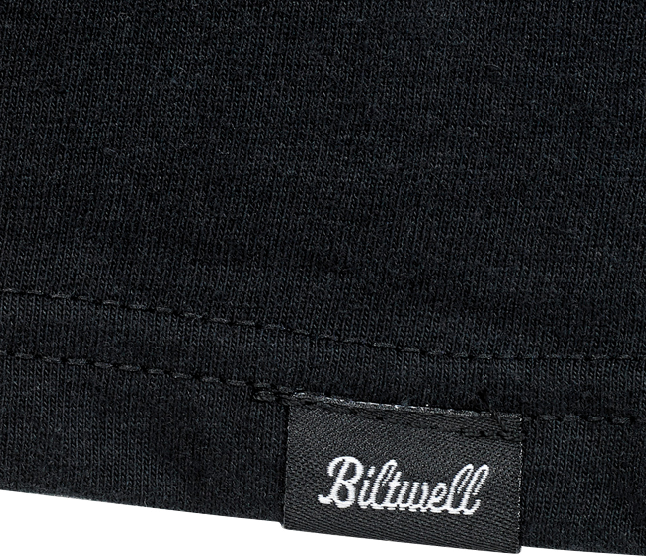 BILTWELL Damaged T-Shirt - Black - Small 8101-073-002