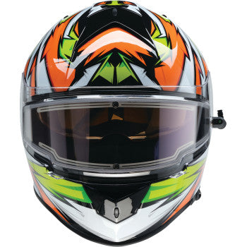 Z1R Warrant Snow Helmet - Neuron - Orange/Green - Large 0101-17226