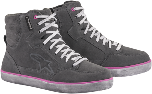 IN STOCK ALPINESTARS J-6 Waterproof Women's Shoes - Gray/Pink - US 6.5 254222090957