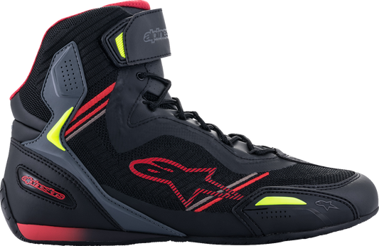 ALPINESTARS Faster-3 Rideknit® Shoes - Black/Red/Yellow - US 8 25103191368