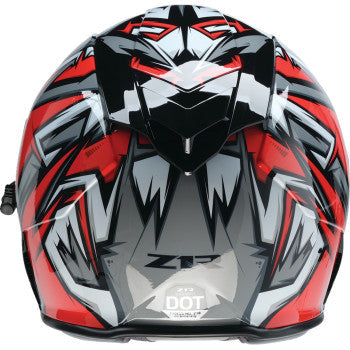 Z1R Warrant Snow Helmet - Neuron - Red/White - Large 0101-17220