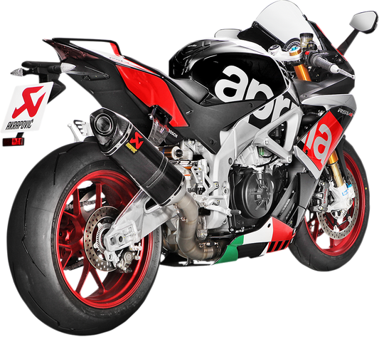 AKRAPOVIC Evolution Exhaust - Titanium/Carbon Fiber RSV4 RR / RF / Tuono V4 1100 RR / Factory 2015-2020	 S-A10E8-RC 1810-2298