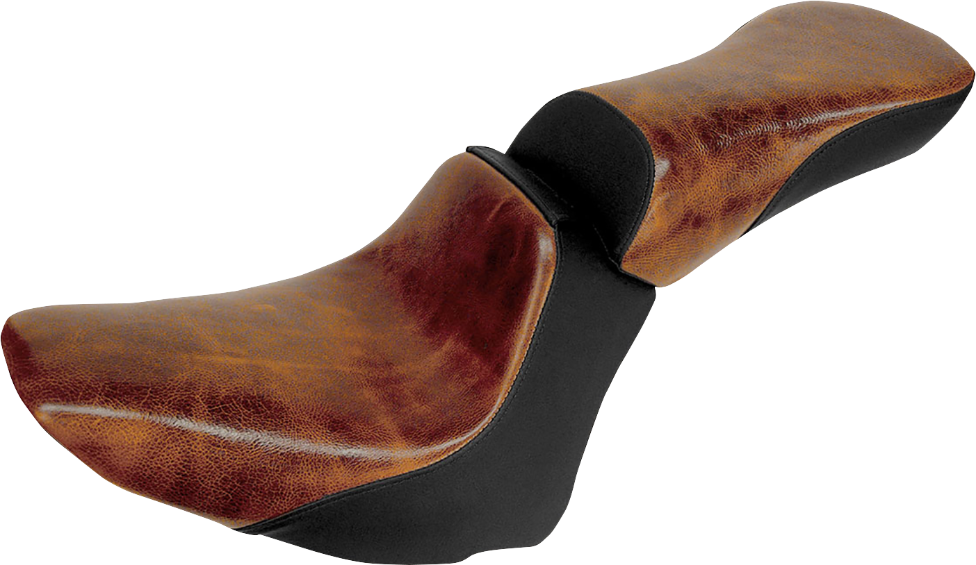 SADDLEMEN Pillion Pad - Lariat - Brown 806-23-016B