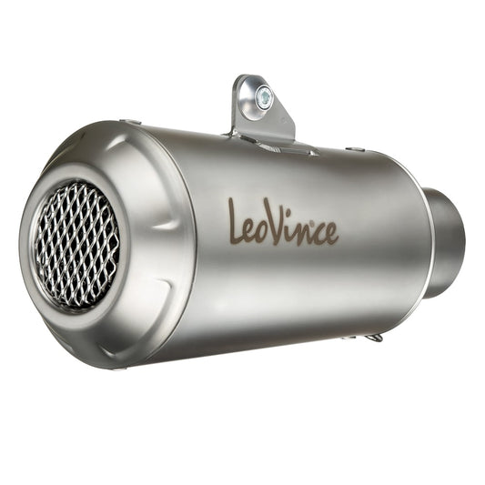 LEOVINCE LV-10 Slip-On Muffler - YZF-R3  15-24 /MT-03  Stainless Steel 15212U 1811-3499