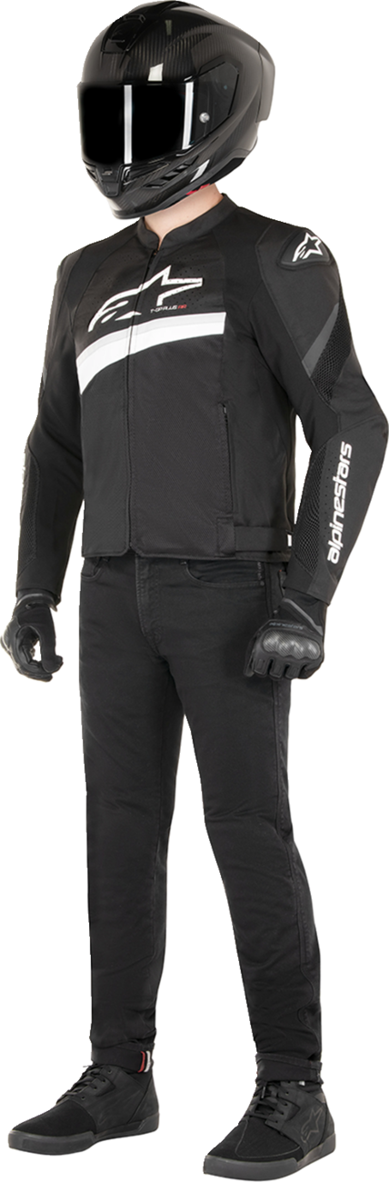 ALPINESTARS T-GP Plus R v4 Airflow Jacket - Black/White - Medium 3300624-12-M