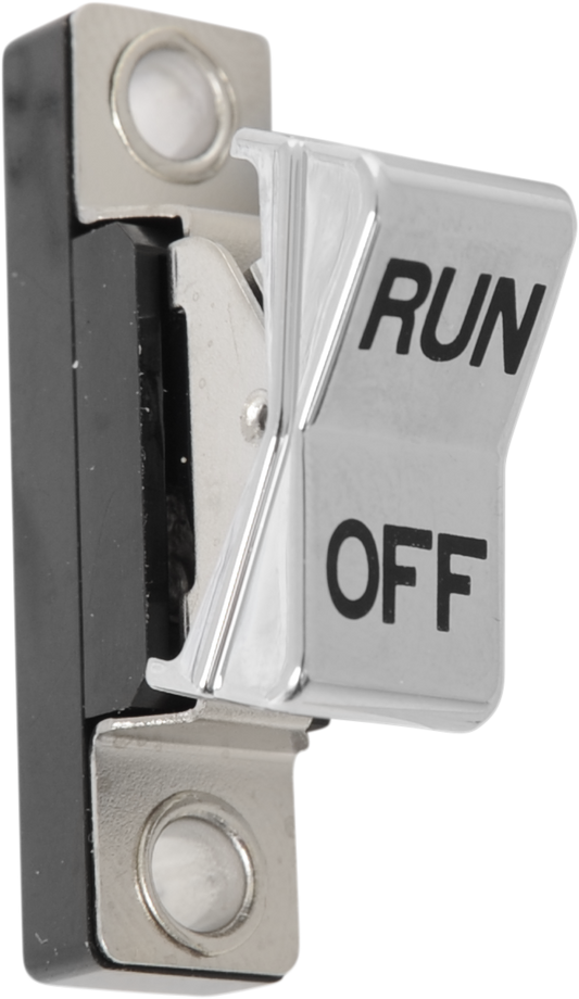 DRAG SPECIALTIES Rocker Switch - Run/Off - Chrome 17923-HC3