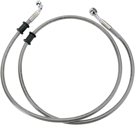 DRAG SPECIALTIES Brake Line - +10" - Stainless Steel - FXDB 660324-10