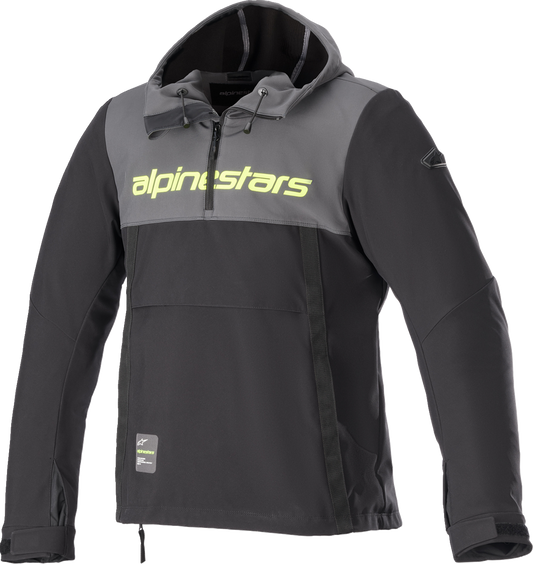 ALPINESTARS Sherpa Jacket - Black/Gray/Yellow - 2XL 4208123-9151-2X