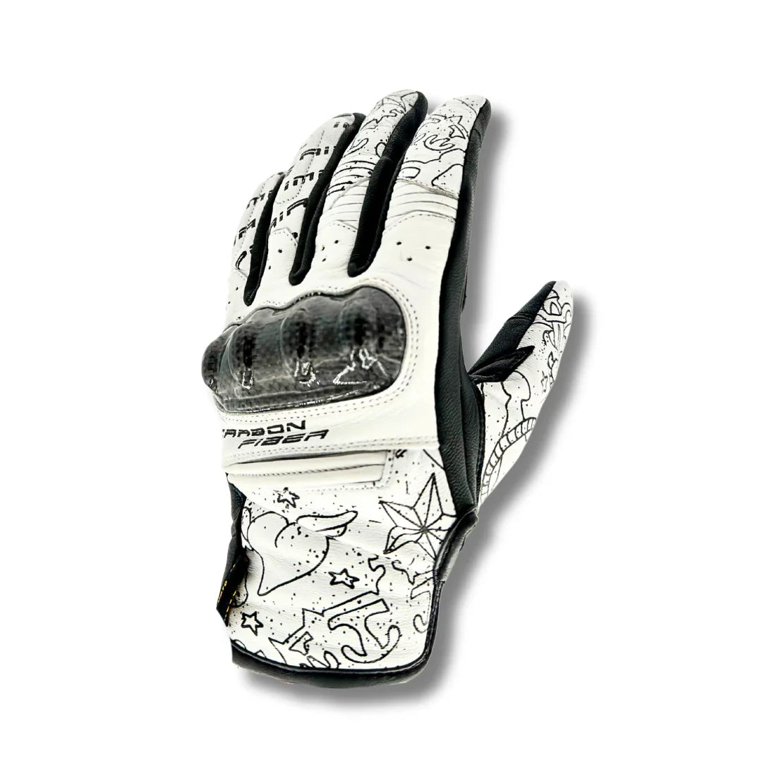 IN STOCK IMPERIAL MOTO  Hold Fast RS Gloves (White)