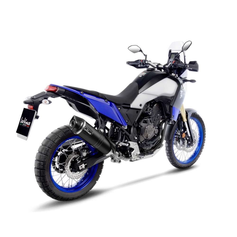 LEOVINCE LV One EVO Slip-On Muffler - Black XTZ07  Tenere 700 2021-2025   14330EBU  1811-3939