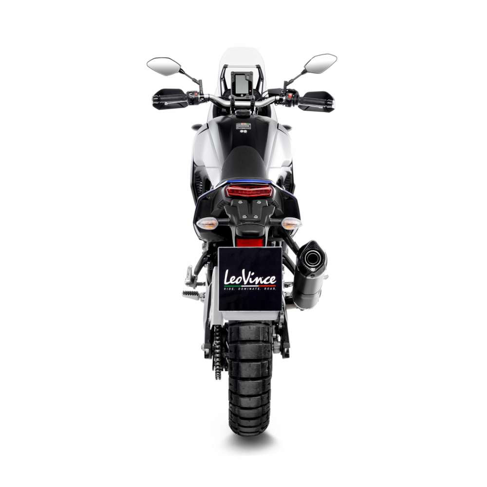 LEOVINCE LV One EVO Slip-On Muffler - Black XTZ07  Tenere 700 2021-2025   14330EBU  1811-3939