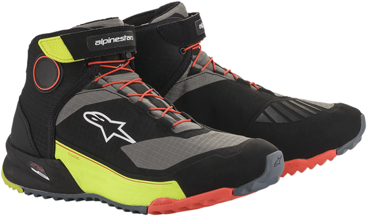 ALPINESTARS CR-X Drystar® Shoes - Black/Red/Yellow Fluorescent - US 8.5 261182015389