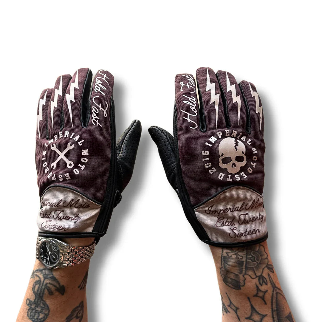 IN STOCK IMPERIAL MOTO Hold Fast Summer Glove - Brown