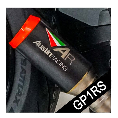 Austin Racing V3 BLACK 200mm ORANGE TIP    SLIP-ON 2014 - 2019 KTM SUPERDUKE 1290 R & 2016 - 2023 GT  AR52