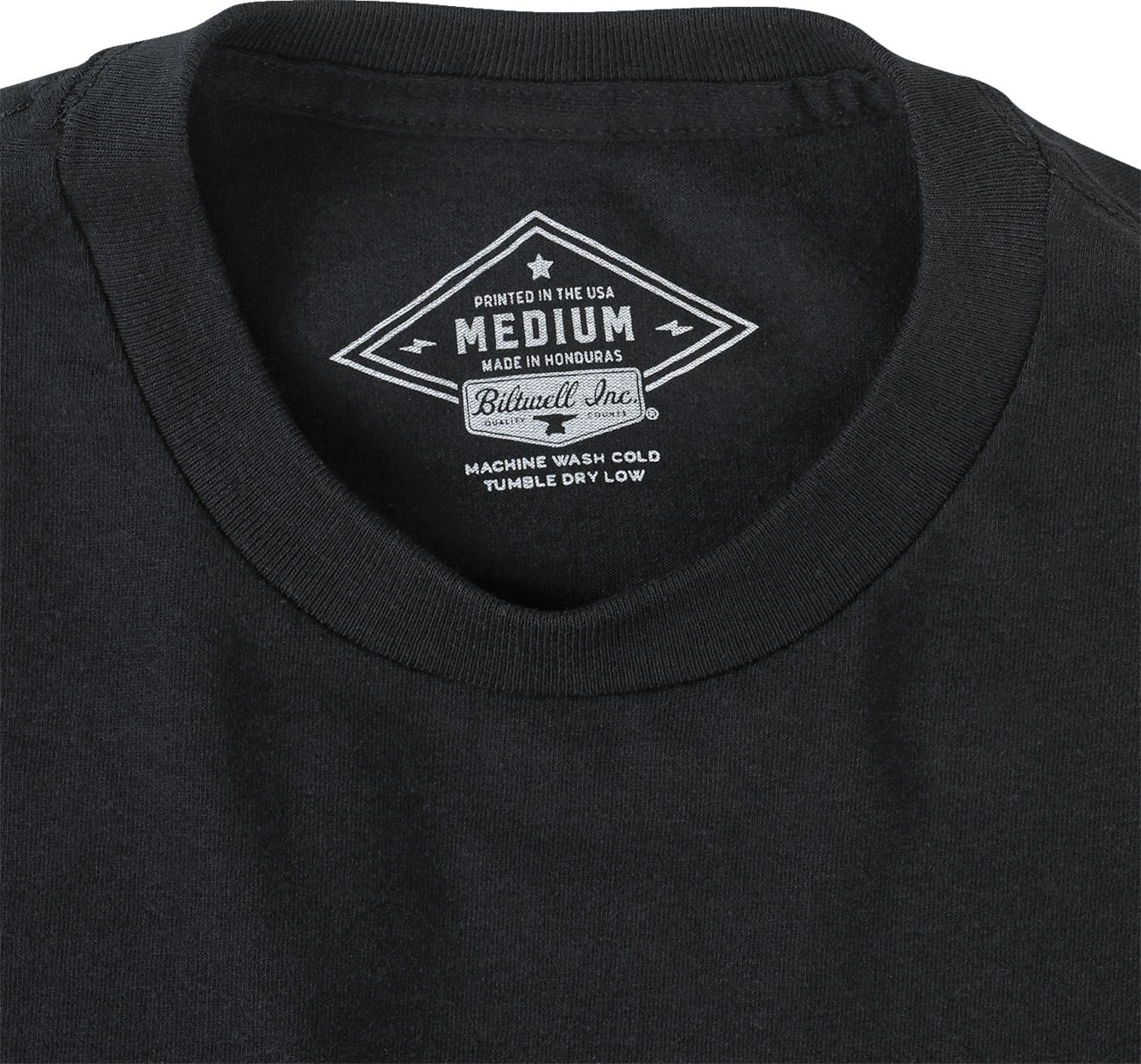 BILTWELL Badge T-Shirt - Black - Small 8101-074-002