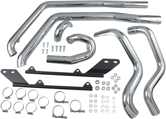 BASSANI XHAUST Tru Dual Exhaust - 07-17 Softail SFT-212