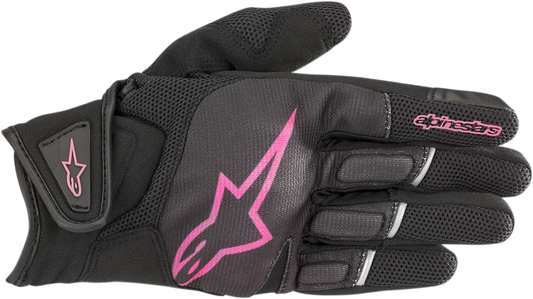ALPINESTARS Stella Atom Gloves - Black/Fuchsia - XS 3594018-1039-XS