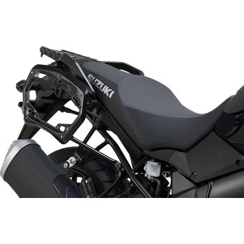 SW-MOTECH TRAX ADV Aluminum Case System - Black - Suzuki V-Strom 1000 '14-'19  KFT.05.440.70101/B