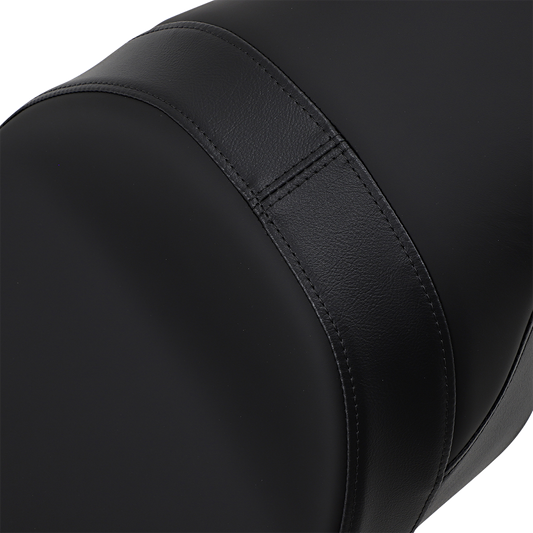 DRAG SPECIALTIES Forward Positioned Predator 2-Up Seat - Solar Leather - FL '08-'22 0801-1264