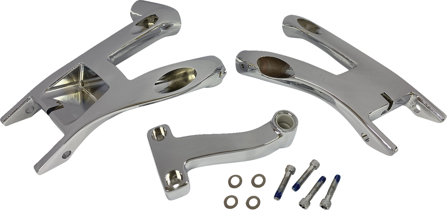 DRAG SPECIALTIES Rider Floorboard Mount - Chrome P17-0436C