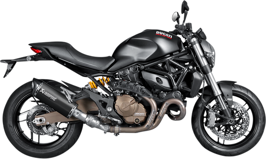 AKRAPOVIC Slip-On Line Muffler - Titanium - Black Monster 821/1200 2014-2016  S-D8SO2-HRBL 1811-2903