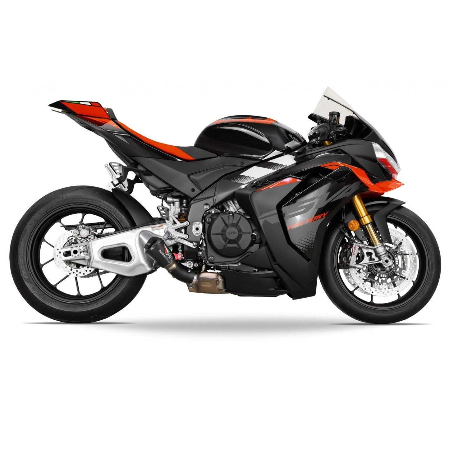 Austin Racing 2017 - 2025 RSV4 GP3 V3 MINI BOX-DELETE RACE EXHAUST OPTIONS AR95
