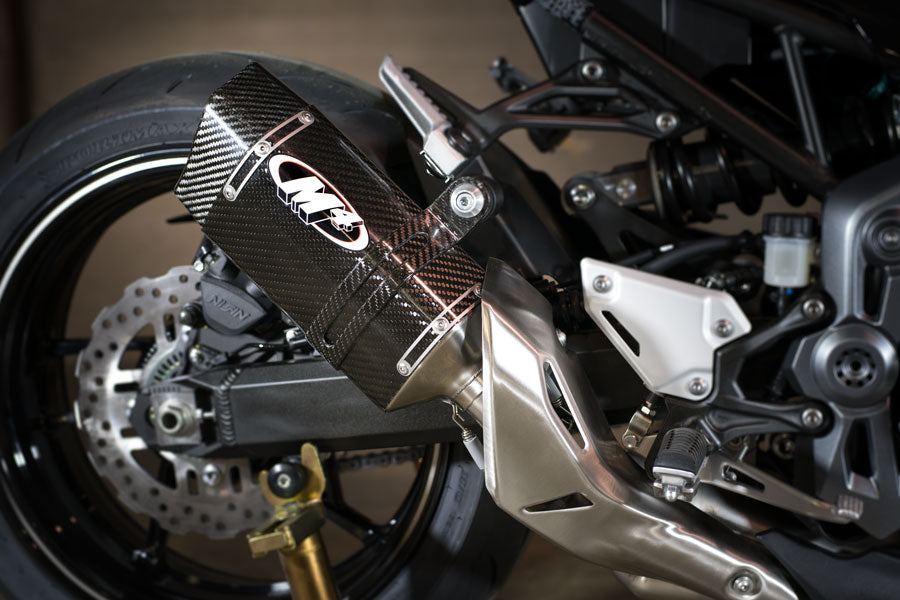 IN STOCK M4 Exhaust Carbon Fiber Slip-On 2017-2025  Z900 KA9004