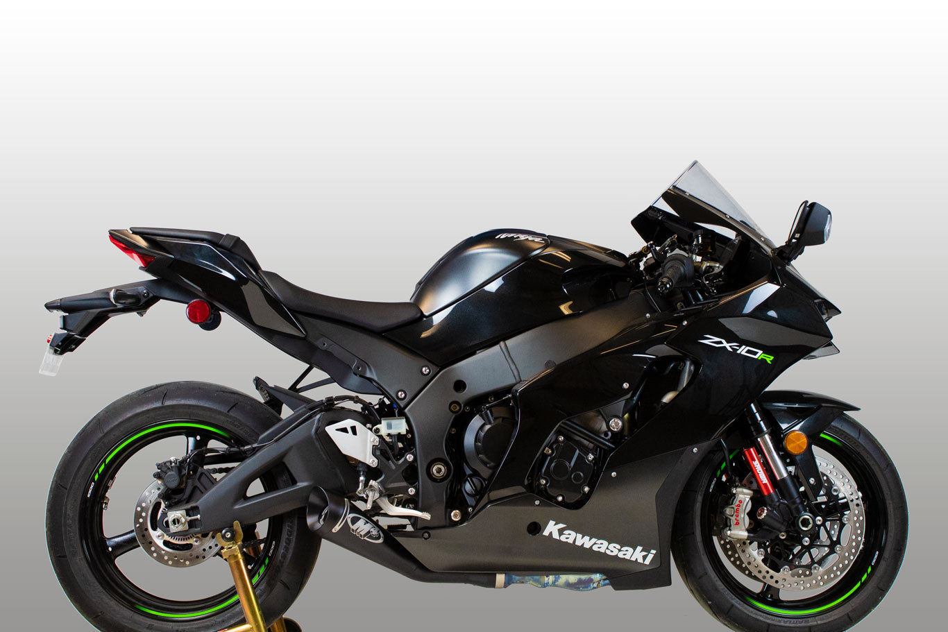 IN STOCK M4 Exhaust GP19 Black Slip On  ZX10R 2021-2025 KA9942-GP19
