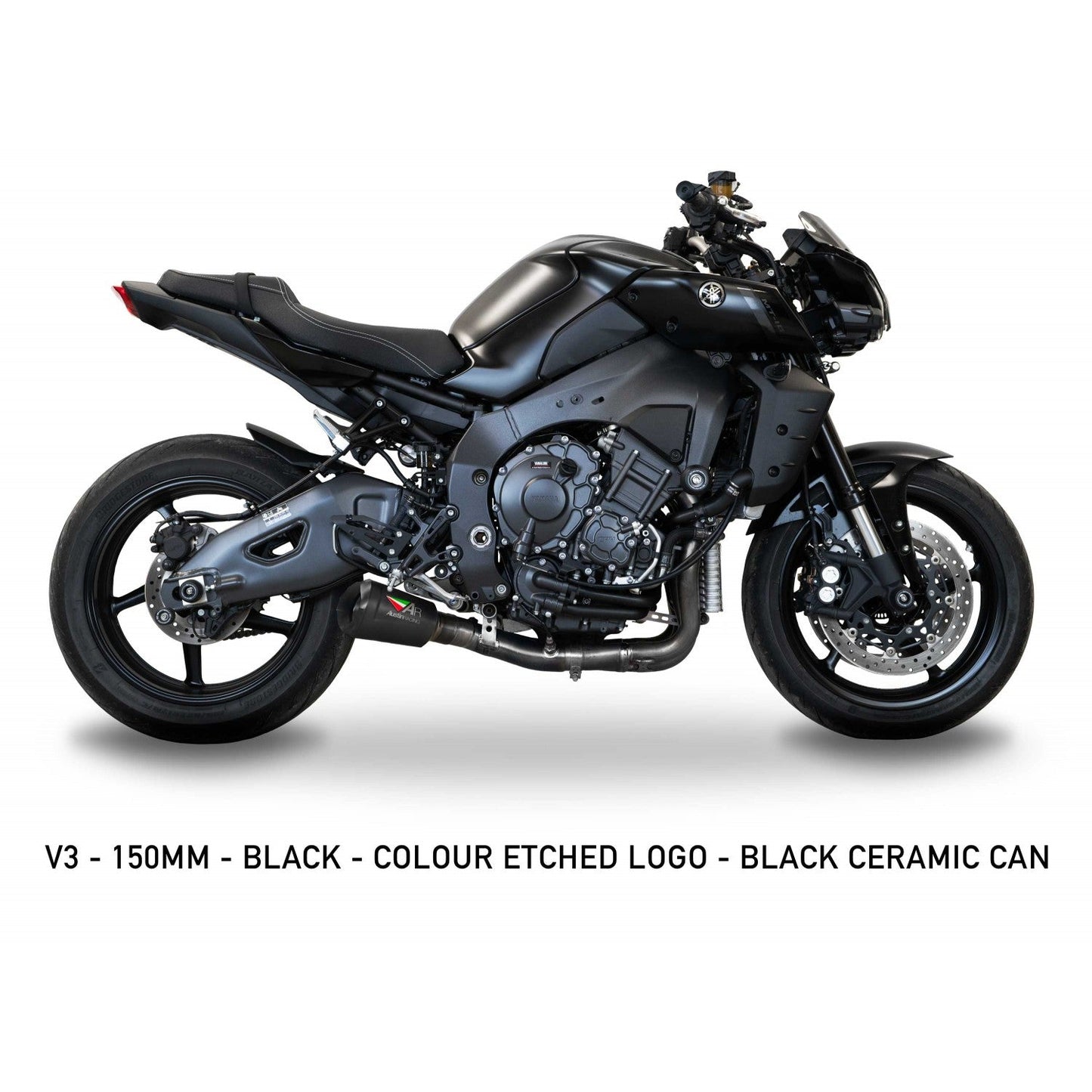 Austin Racing GP3 2022 - 2025 Yamaha MT10/FZ10 GP3 Belly Exit De-Cat Race Exhaust Systems  AR71-3