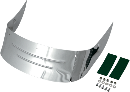 DRAG SPECIALTIES Fender Skirt - Chrome - Rear 77131A