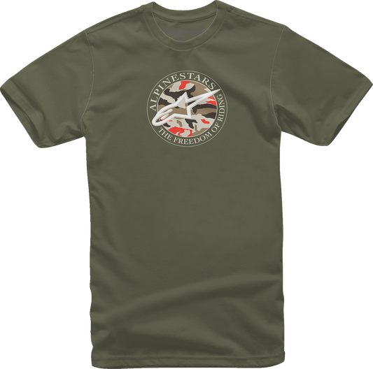 ALPINESTARS Dot Camo T-Shirt - Military - XL 121372660690XL