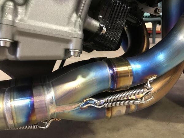 Vandemon  Brushed Titanium Exhaust System Ninja H2 & H2R 2015-25 KAWAH2TICSBRUEXHD