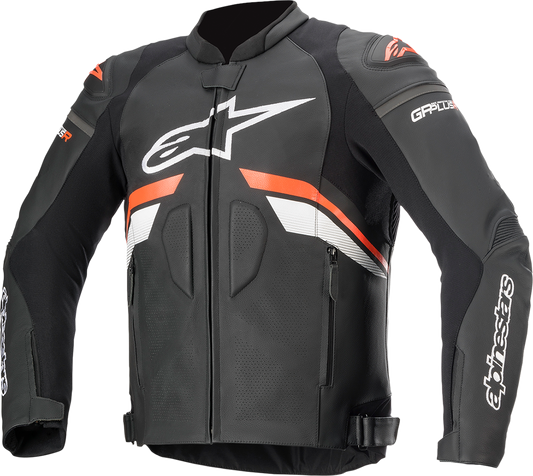 ALPINESTARS GP Plus R v3 Leather Jacket - Black/Red/White - US 44 / EU 54 3100620-1321-54