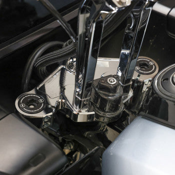 THRASHIN SUPPLY CO. Cover Steering Lock - Gloss Weave Carbon Fiber TSC-3033-0