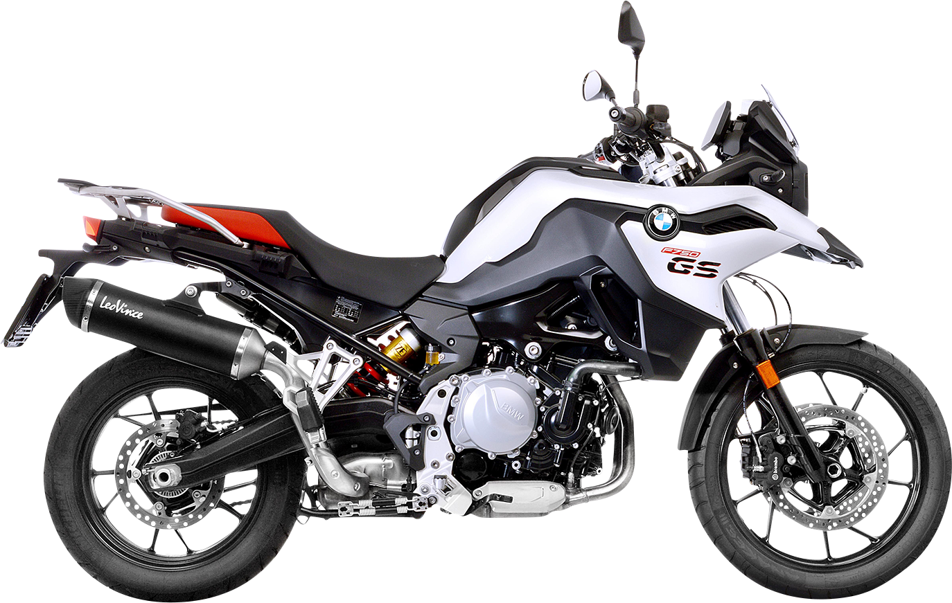 LEOVINCE Nero Slip-On Muffler - Black - Stainless Steel 14055